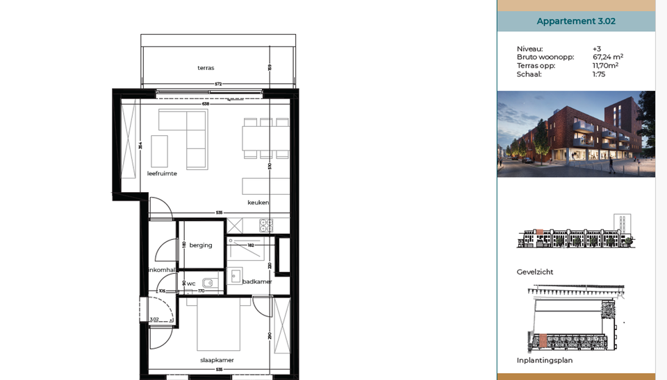 Appartement te huur in Deinze