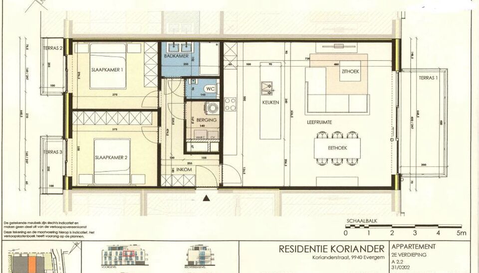 Appartement te huur in Evergem