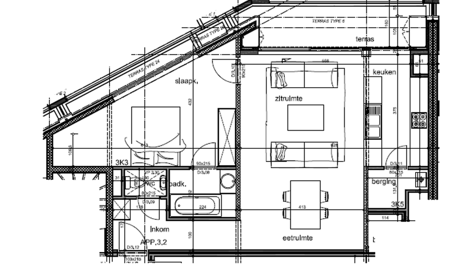 Appartement te huur in Gent Ledeberg