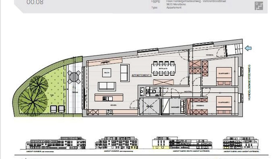 Appartement te huur in Merelbeke