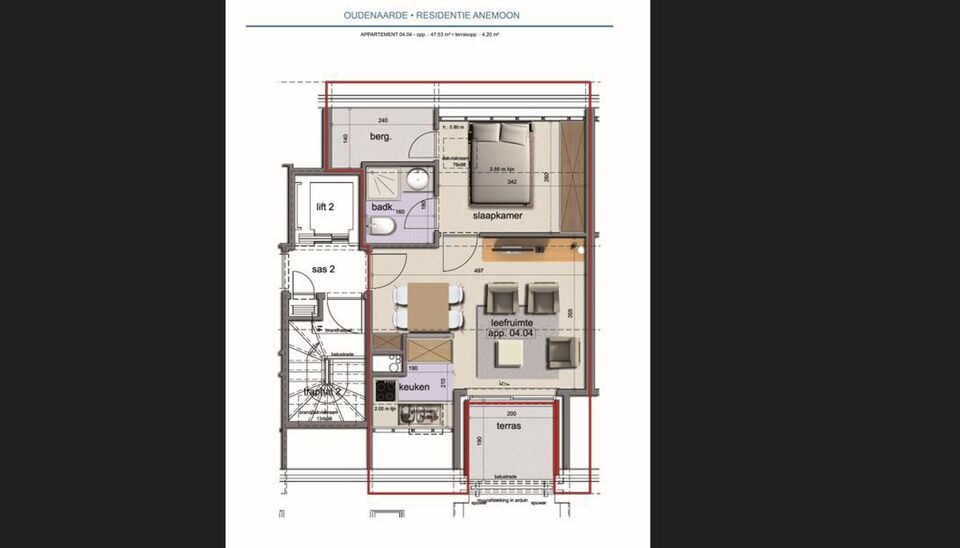 Appartement te huur in Oudenaarde