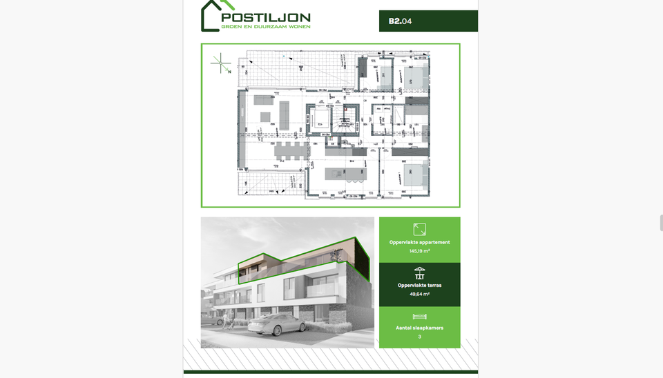 Appartement te koop in Kruisem