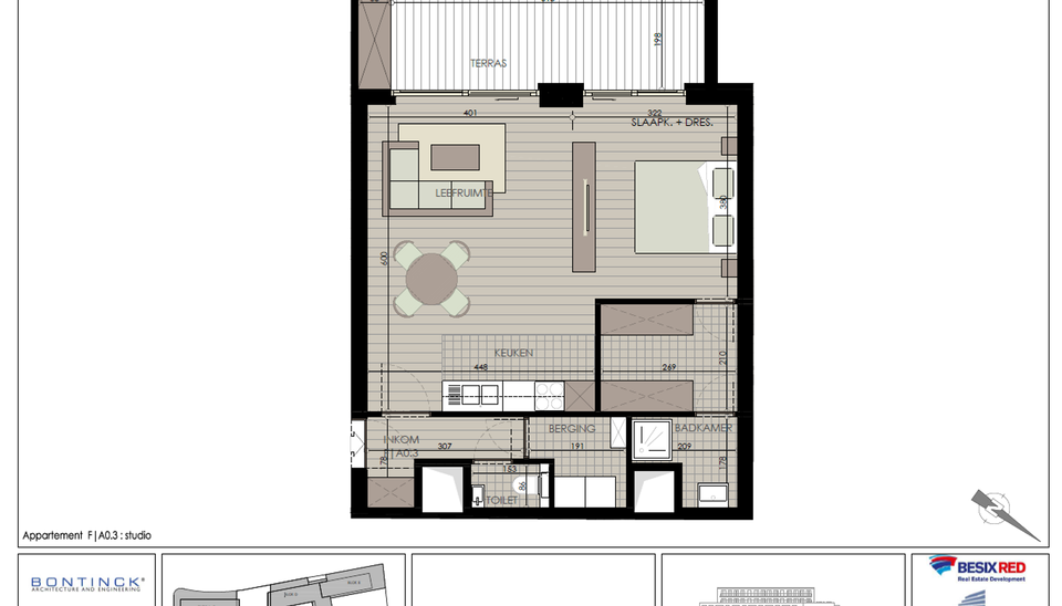 Studio te huur in Gent